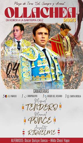 Corrida de toros Ollachea 2025