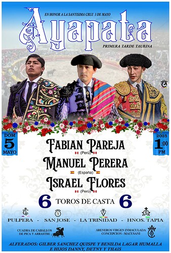 Cartel Ayapata 2025 - 5 de mayo