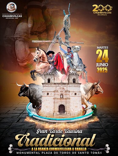 Feria taurina Bicentenario - Chumbivilcas 2025