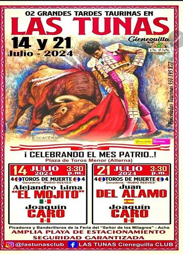 Corrida de toros en Cieneguilla, Lima 2024