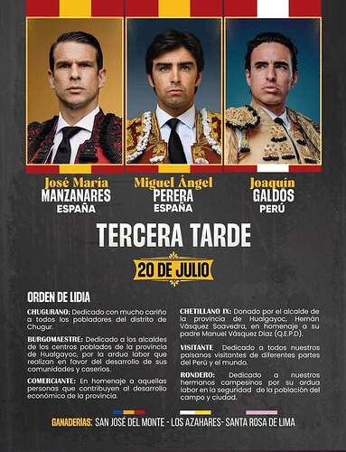 Bambamarca 2026 - tercera tarde