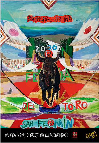 Cartel Feria del Toro-2026 - San Fermín