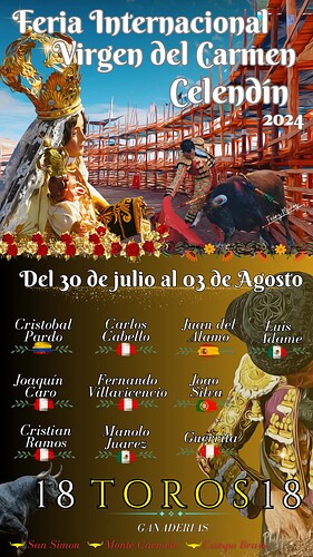 Feria Virgen del Carmen Celendin 2024