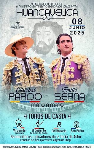 Feria taurina Huancavelica 2025 - 8/6/2025