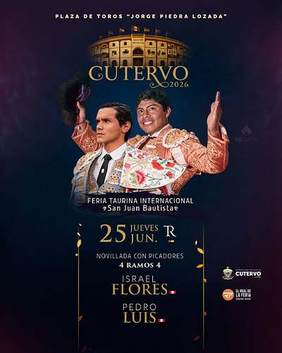 Novillada de Ramos - Cutervo 2026