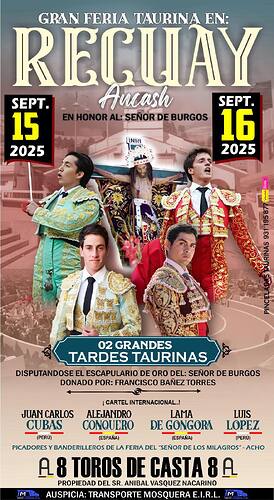 Feria del Señor de Burgos - Recuay 2025